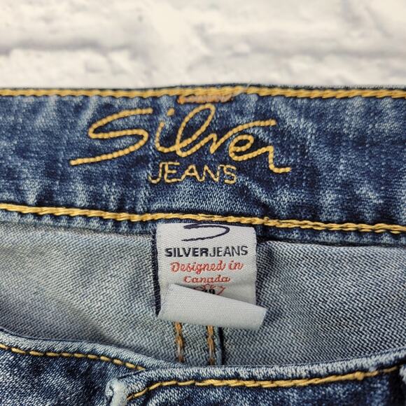 Silver Aiko Distressed Bootcut Jeans size 29 - Picture 8 of 16